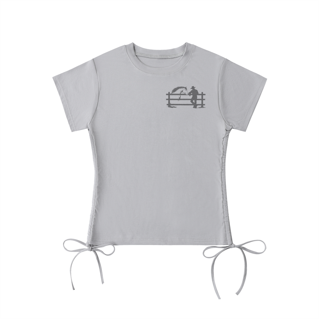 Womens Essential Drawstring T-Shirt