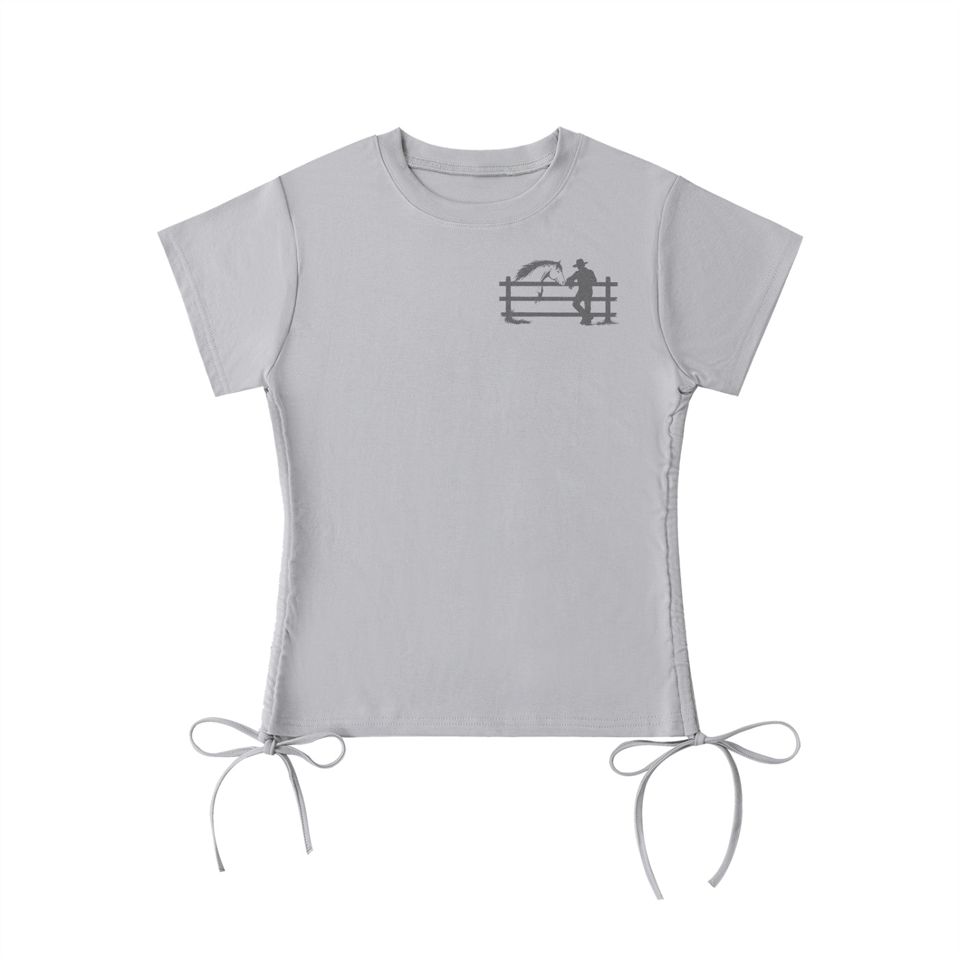 Womens Essential Drawstring T-Shirt
