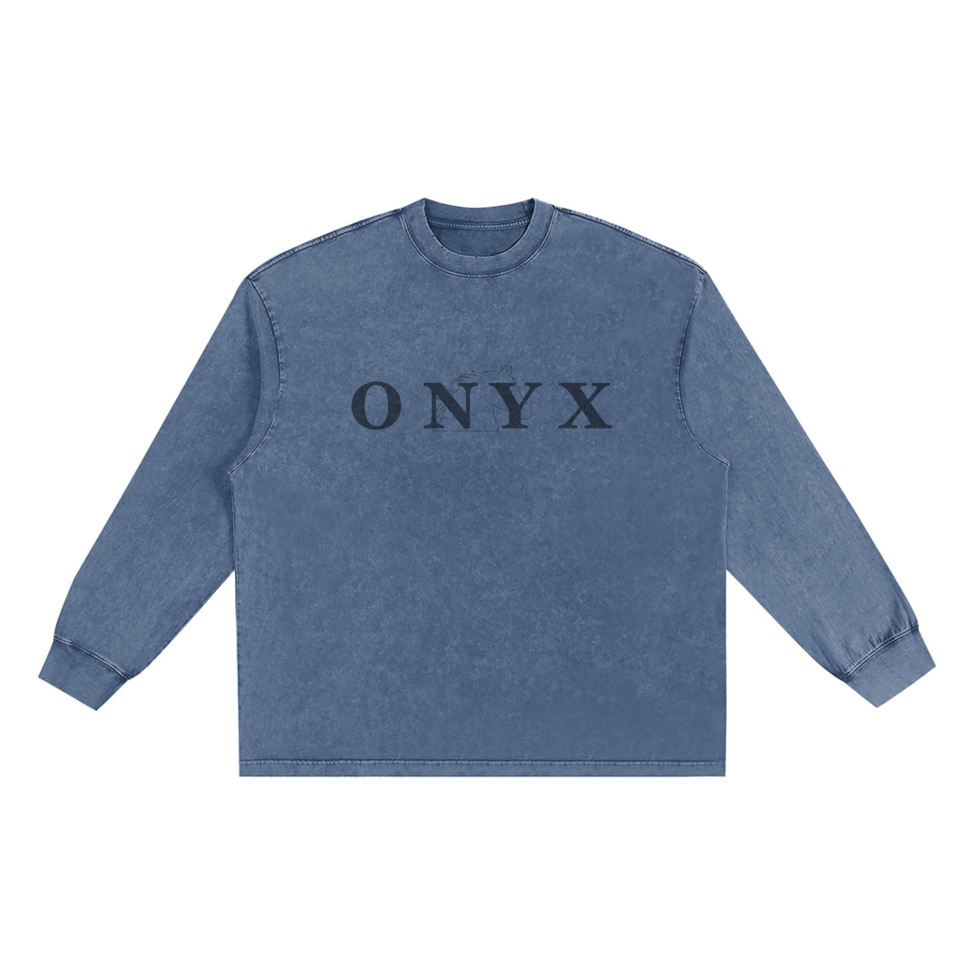 Mens Snow Washed Frayed Edge T-Shirt