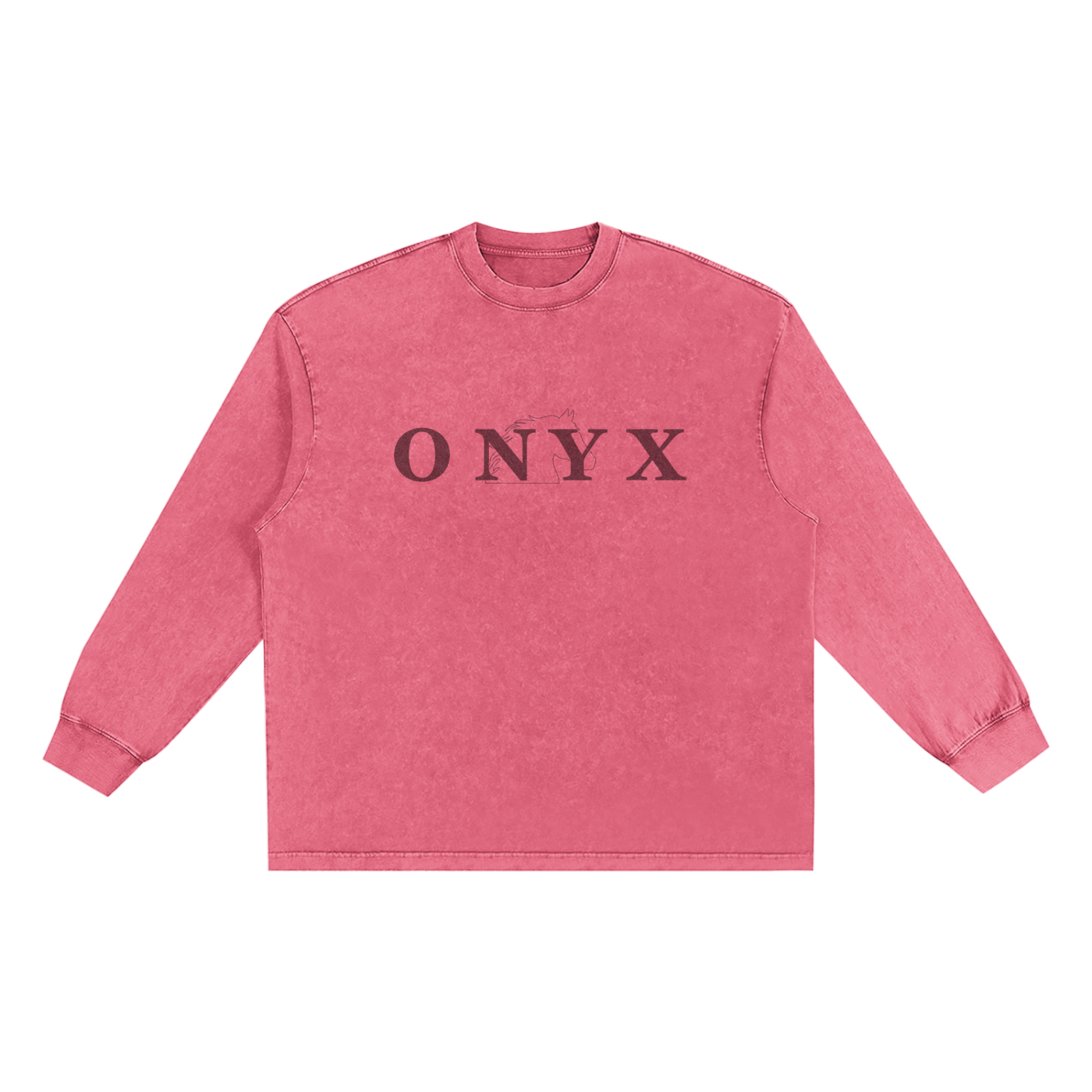 Mens Snow Washed Frayed Edge T-Shirt