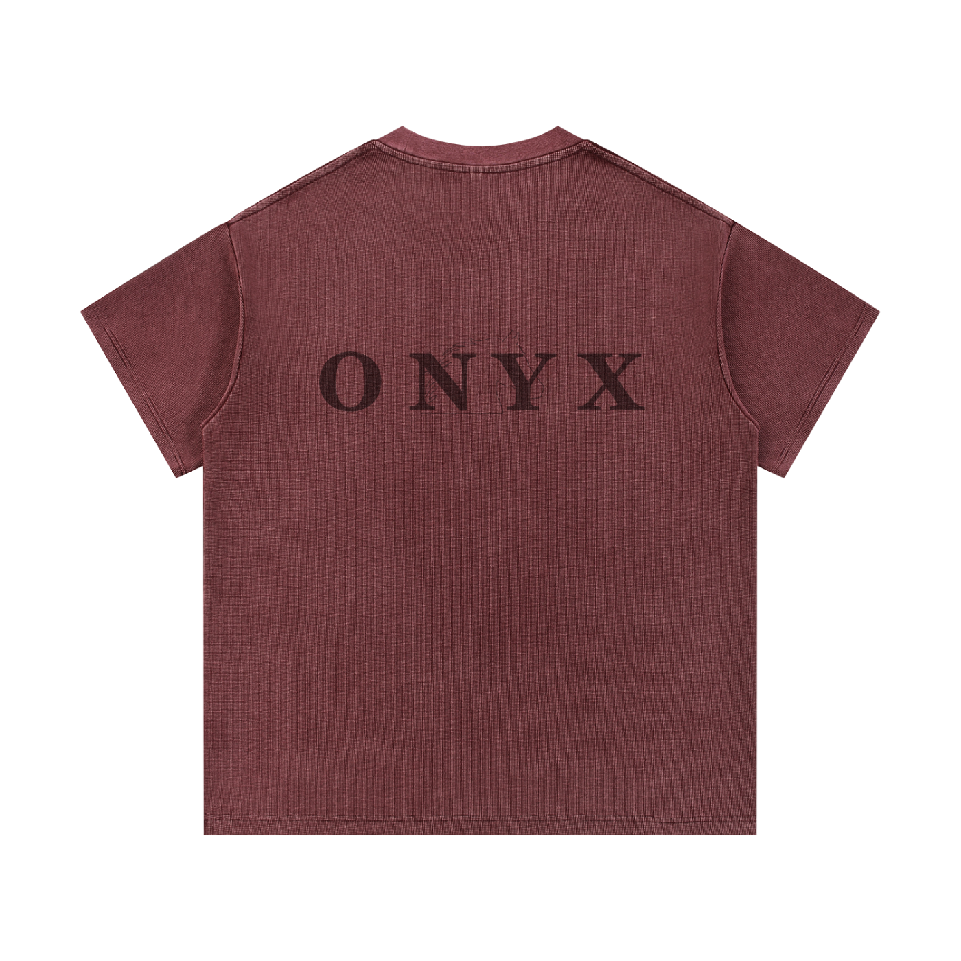 Mineral Wash Waffle Knit T-Shirt