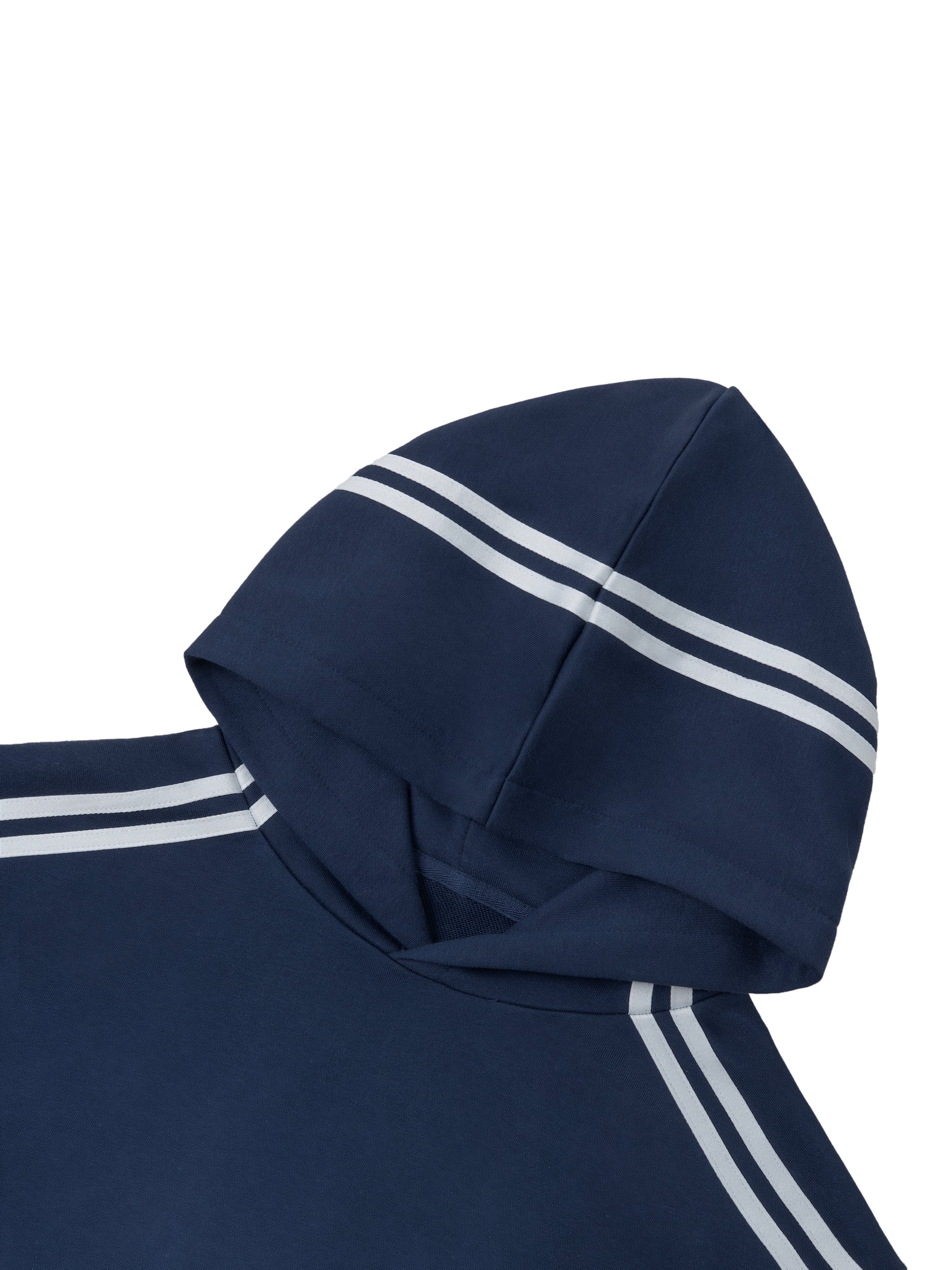 Womens Side Stripe Cropped Hoodie